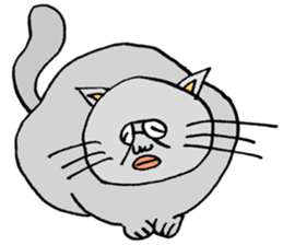 ADDICTIVE FACE (CAT VERSION) sticker #4099574