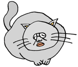 ADDICTIVE FACE (CAT VERSION) sticker #4099574