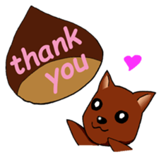 I want to bothered dog ~MARON~ sticker #4099768