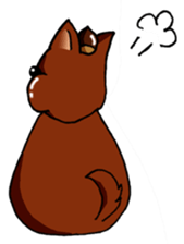 I want to bothered dog ~MARON~ sticker #4099785