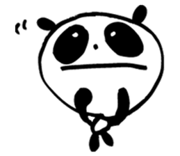 a little irritating panda sticker #4099966