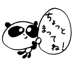 a little irritating panda sticker #4099980