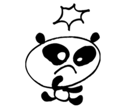 a little irritating panda sticker #4099997