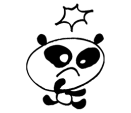 a little irritating panda sticker #4099997