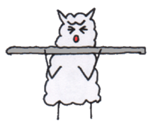 Playful Pretty ALPACA sticker #4100181