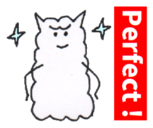 Playful Pretty ALPACA sticker #4100188