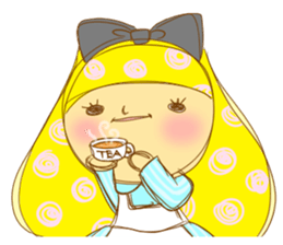 Girl of surreal fairy tale sticker #4100362