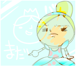 Girl of surreal fairy tale sticker #4100373