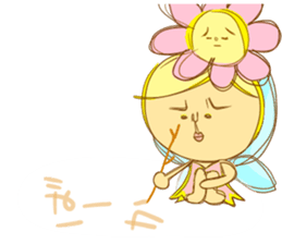 Girl of surreal fairy tale sticker #4100375