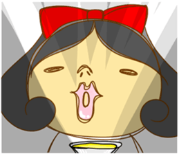 Girl of surreal fairy tale sticker #4100376