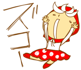 Girl of surreal fairy tale sticker #4100386