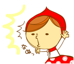 Girl of surreal fairy tale sticker #4100393