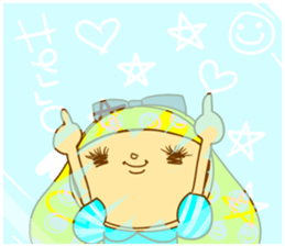 Girl of surreal fairy tale sticker #4100397