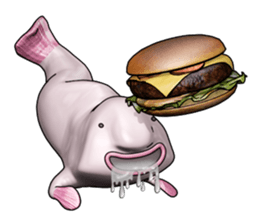 Blobby & Jealousy the strange fish sticker #4100451
