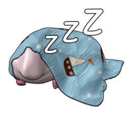 Blobby & Jealousy the strange fish sticker #4100463