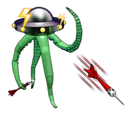 Blobby & Jealousy the strange fish sticker #4100469