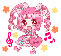 Japanese KAWAII Girls sticker #4100644