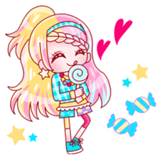 Japanese KAWAII Girls sticker #4100645