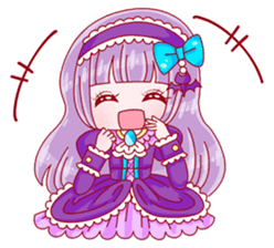 Japanese KAWAII Girls sticker #4100646