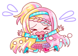 Japanese KAWAII Girls sticker #4100653