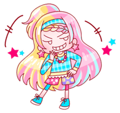 Japanese KAWAII Girls sticker #4100661