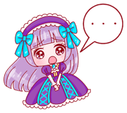 Japanese KAWAII Girls sticker #4100662