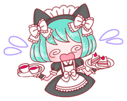 Japanese KAWAII Girls sticker #4100663