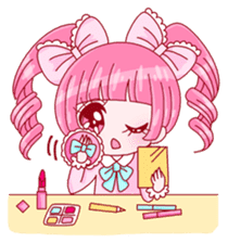 Japanese KAWAII Girls sticker #4100672