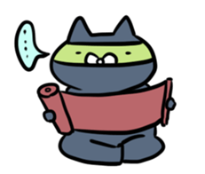 Ninja-Cat  WABISUKE sticker #4100802