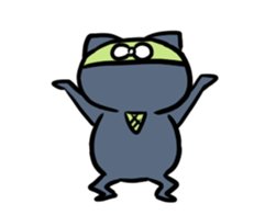 Ninja-Cat  WABISUKE sticker #4100819