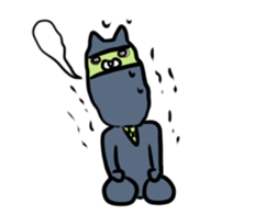 Ninja-Cat  WABISUKE sticker #4100822