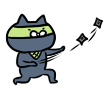 Ninja-Cat  WABISUKE sticker #4100831