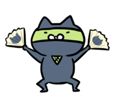 Ninja-Cat  WABISUKE sticker #4100832