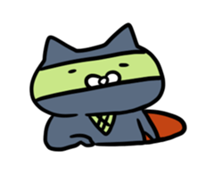 Ninja-Cat  WABISUKE sticker #4100837