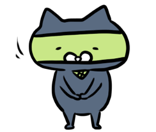 Ninja-Cat  WABISUKE sticker #4100839