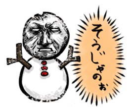 Mr.snowman was born from snowcat. sticker #4100968