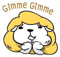 Shewsheep-the Eat All Day sheep (EN) sticker #4101283