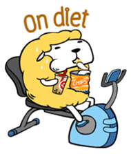 Shewsheep-the Eat All Day sheep (EN) sticker #4101289