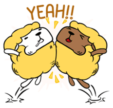 Shewsheep-the Eat All Day sheep (EN) sticker #4101291