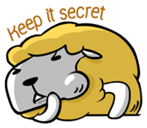 Shewsheep-the Eat All Day sheep (EN) sticker #4101292