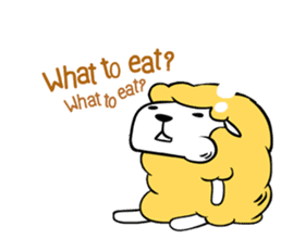 Shewsheep-the Eat All Day sheep (EN) sticker #4101296