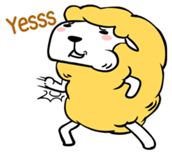 Shewsheep-the Eat All Day sheep (EN) sticker #4101300