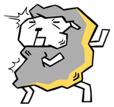 Shewsheep-the Eat All Day sheep (EN) sticker #4101306