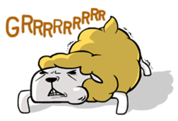 Shewsheep-the Eat All Day sheep (EN) sticker #4101311