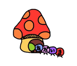 Muumuu of a caterpillar sticker #4101641