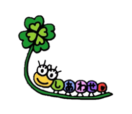 Muumuu of a caterpillar sticker #4101646