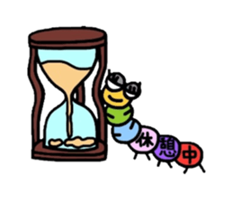 Muumuu of a caterpillar sticker #4101663