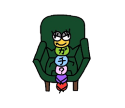 Muumuu of a caterpillar sticker #4101671