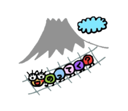 Muumuu of a caterpillar sticker #4101673