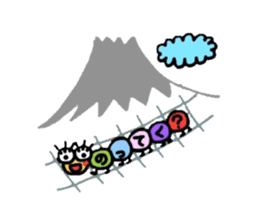 Muumuu of a caterpillar sticker #4101673